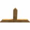 Ekena Millwork Portland Rough Sawn Timber Gable Bracket, Western Red Cedar, 48"W x 30"H x 2"D x 6"F, 15/12 Pitch GBW048X30X0206POR00RWR - alternate 3